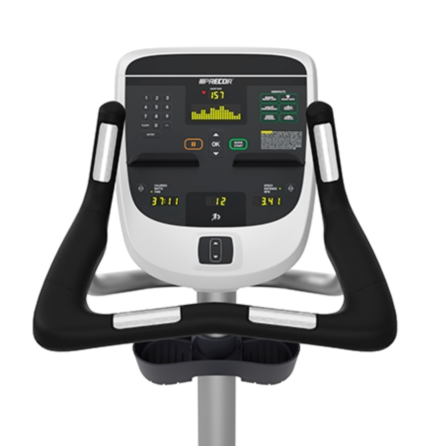 Precor UBK 815 Upright Bike w P10 Console Gym Experts