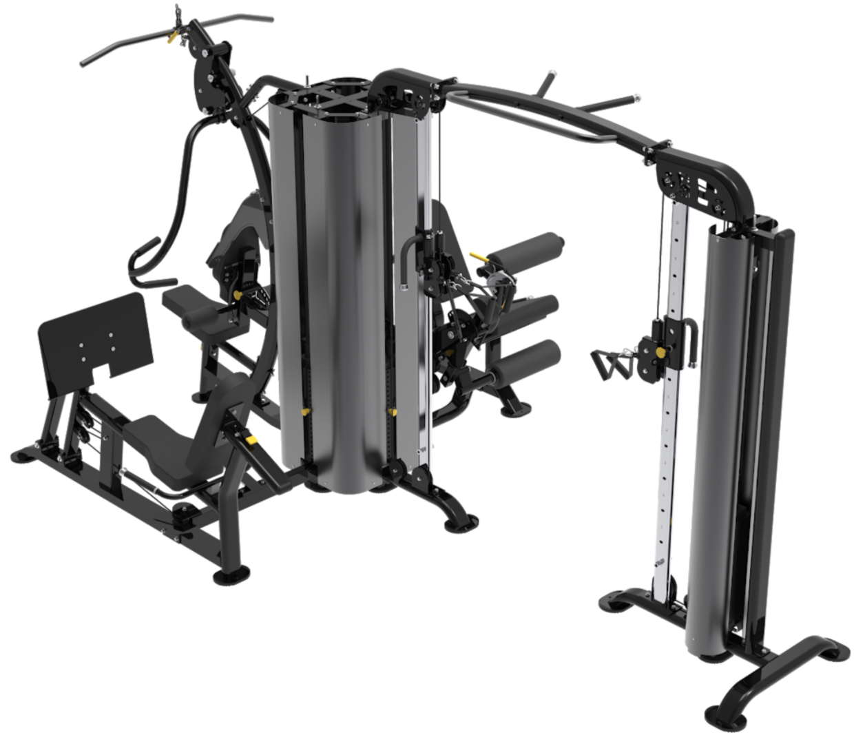 New XPT 5 Station Multi-Gym with Leg Press & Dual Cable Cross Functional Trainer