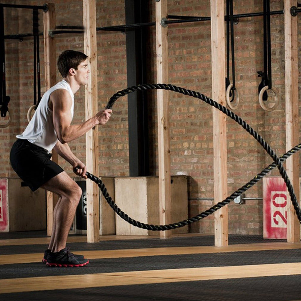Body-Solid Heavy Duty Battle Ropes - CrossFit Strength Training