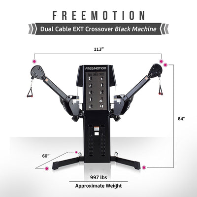 FreeMotion EXT Dual Cable Cross (Black) - Pre Owned