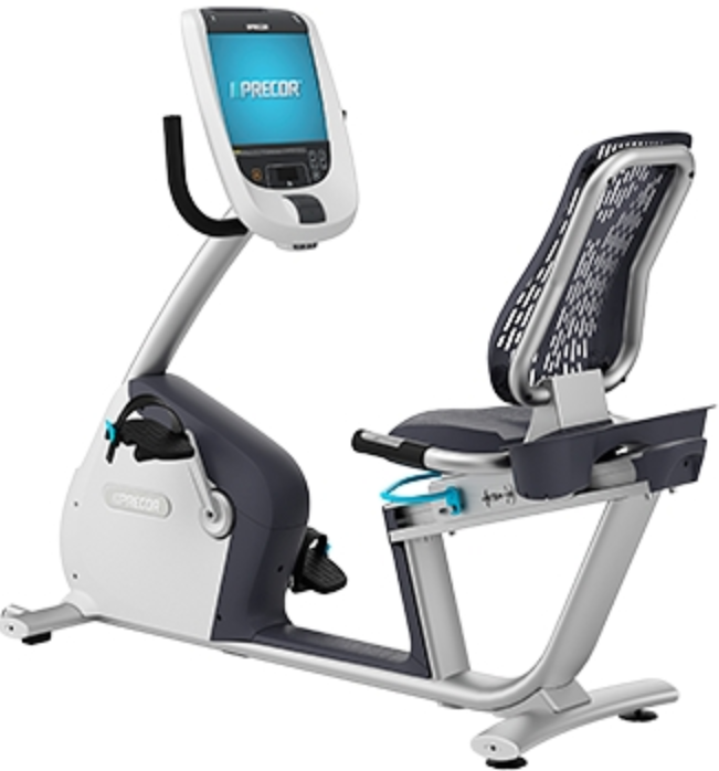 Precor RBK 885 Recumbent Bike w P80 Console Gym Experts